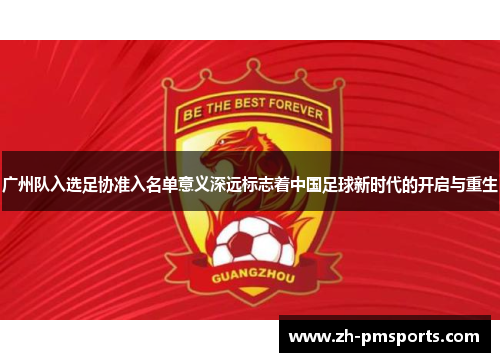 广州队入选足协准入名单意义深远标志着中国足球新时代的开启与重生